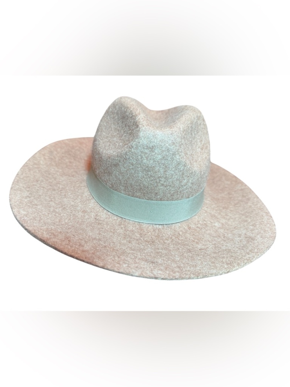 Banana Republic 100% Wool Fedora Hat Beige Taupe Tan Small